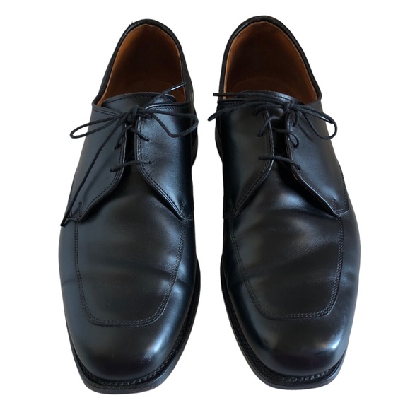 Allen Edmonds Burton Moc Apron Toe Black Leather Oxfords Men's Size 10 WIDE - Picture 7 of 16